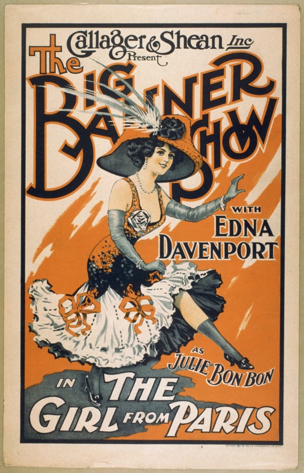 The Girl from Paris by VINTAGE POSTER